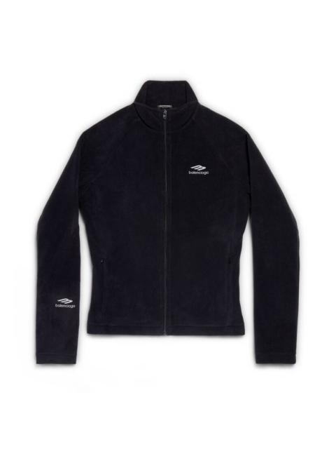 BALENCIAGA Men's Skiwear - 3b Sports Icon Zip-up Jacket in Black