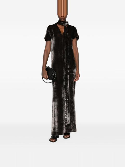 cortana Iris velvet long dress