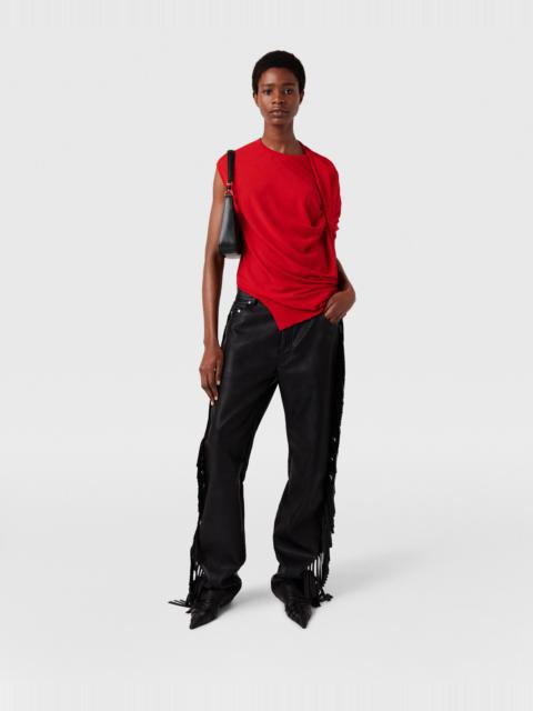 Stella McCartney Asymmetric Draped Top