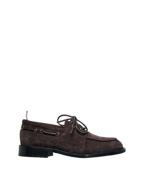 Thom Browne Padded Suede Boat Shoe