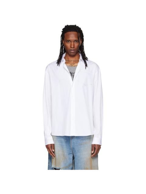 VETEMENTS White Work-In-Progress Classic Shirt