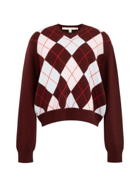 RÙADH Academy argyle-knit sweater
