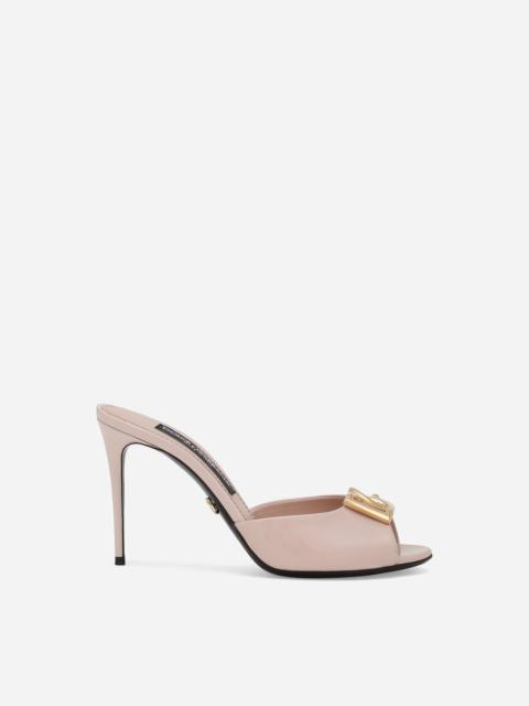 Dolce & Gabbana Patent leather mules