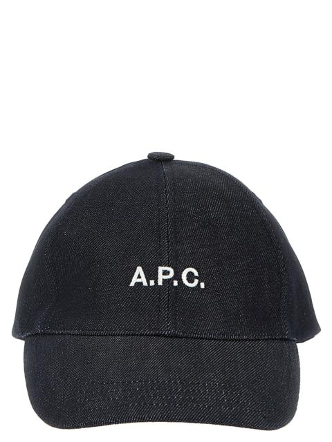 A.P.C. Denim Cap Hats Blue