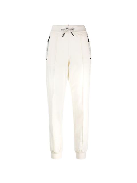 Moncler Grenoble drawstring-waistband cotton track pants