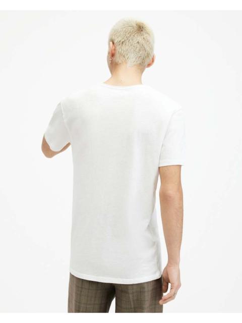 ALLSAINTS FIGURE CREW NECK RAW EDGE T-SHIRT