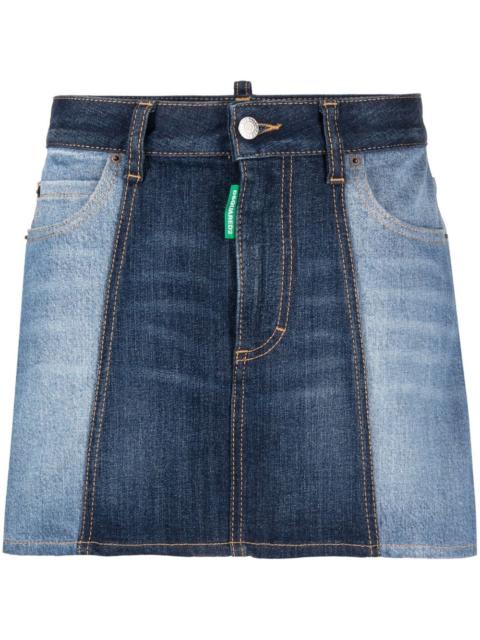 DSQUARED2 One Life One Planet denim skirt