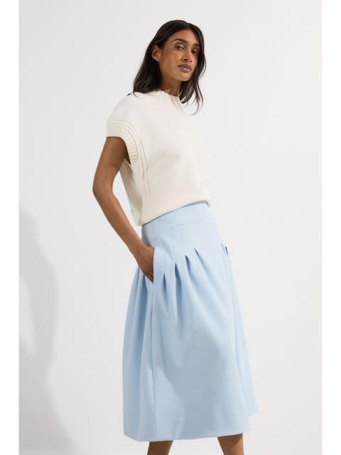 KAREN MILLEN Tailored Textured Full Midi Skirt
