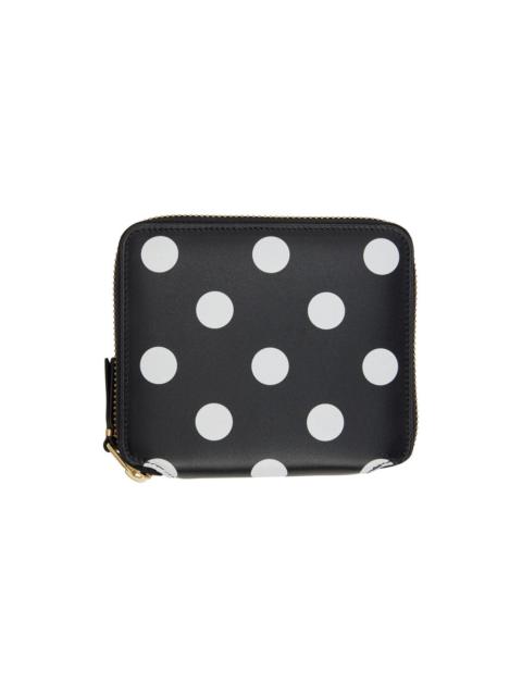 Comme Des Garçons Black Dots Zip Wallet