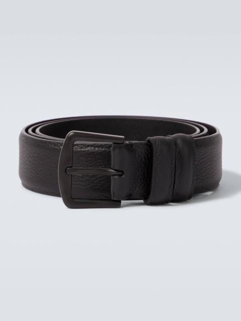 Loro Piana Alsavel leather belt