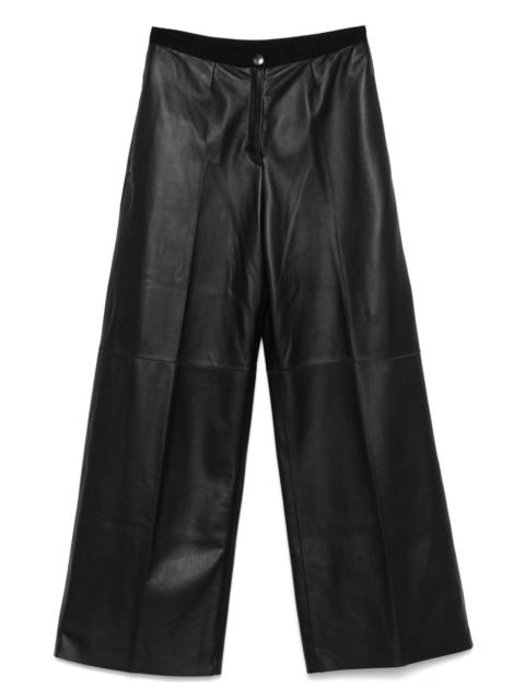 forte_forte leather trousers