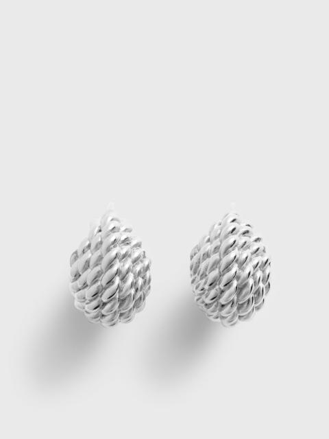 TOTEME Rope hoops silver