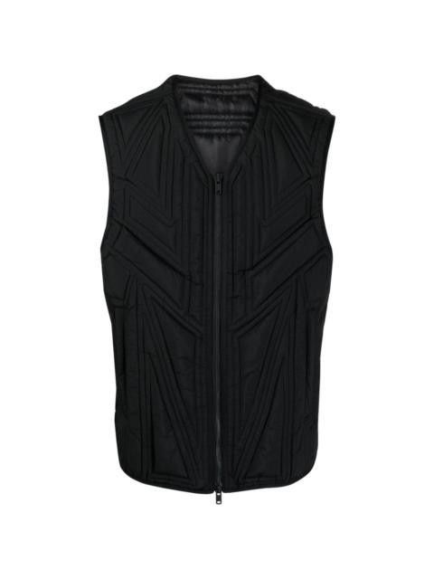 Y-3 x Adidas quilted zip-up vest