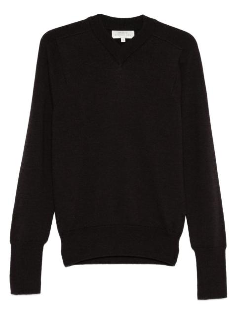 Studio Nicholson V-neck merino-wool sweater