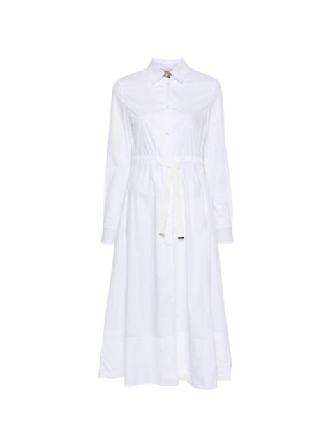 Herno poplin cotton maxi dress