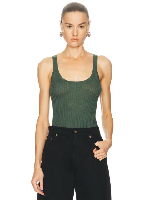 GABRIELA HEARST Nevin Pointelle Tank Top