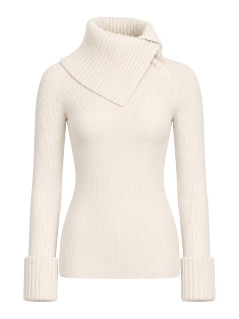 Sportmax FITTED STRETCH WOOL SWEATER