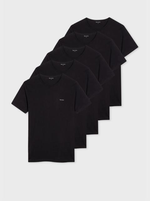 Paul Smith Organic Cotton Lounge T-Shirts Five Pack