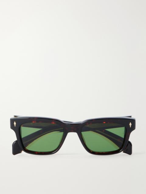 JACQUES MARIE MAGE Molino Square-Frame Acetate Sunglasses
