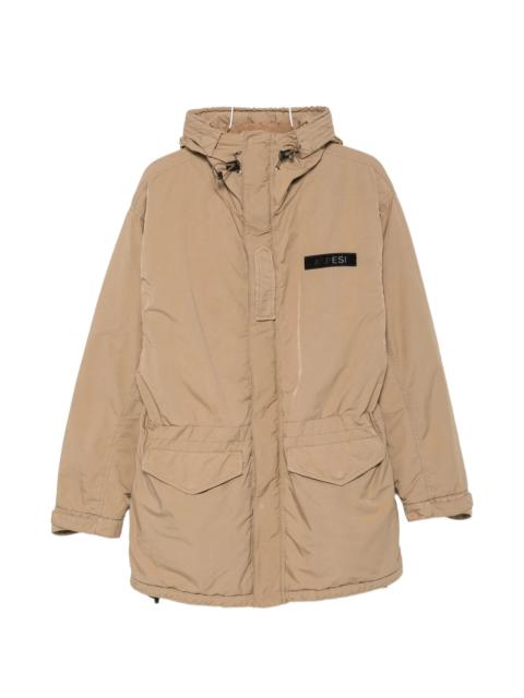Aspesi Aspesi Hooded Logo-patch Jacket
