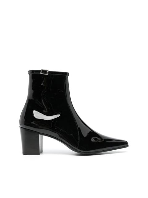 Arsun patent-leather ankle boots