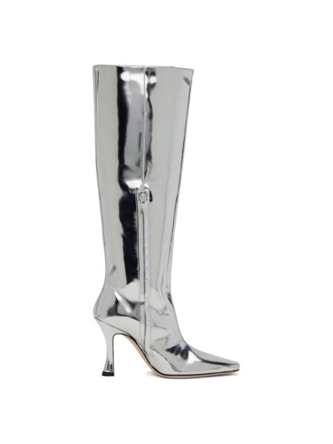 STAUD Silver Cami Boots