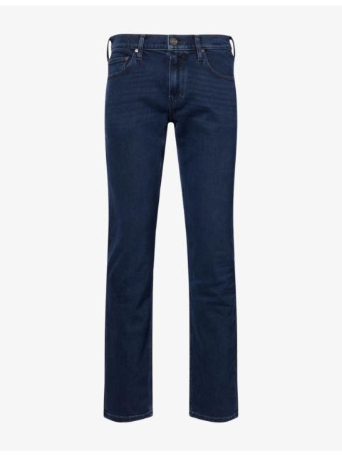 PAIGE Normandie Straight-Leg Denim Jeans