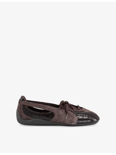 PUMA Ballet Nova Leather Trainers