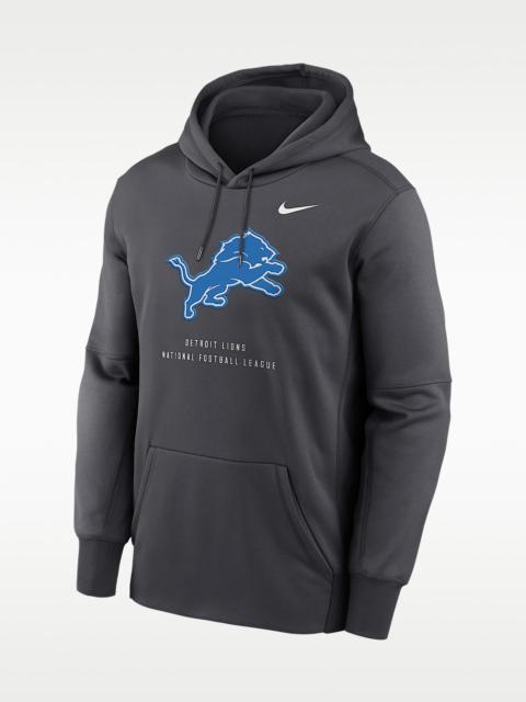 Nike Detroit Lions Men's Nike Therma NFL Pullover Hoodie