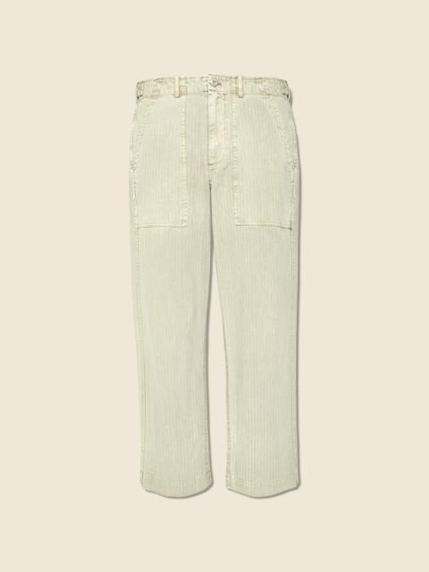 ALEX MILL Herringbone Field Pant - Stoneware