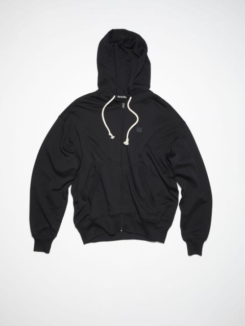 Hooded zip sweater - Black