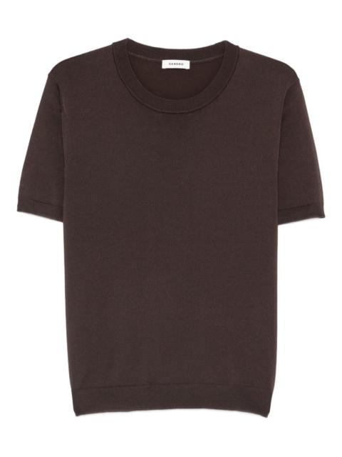 Sandro short-sleeve crew-neck T-shirt