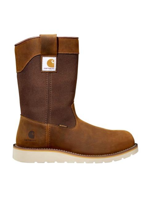 Carhartt Waterproof 10" Steel Toe Wellington Wedge Boot