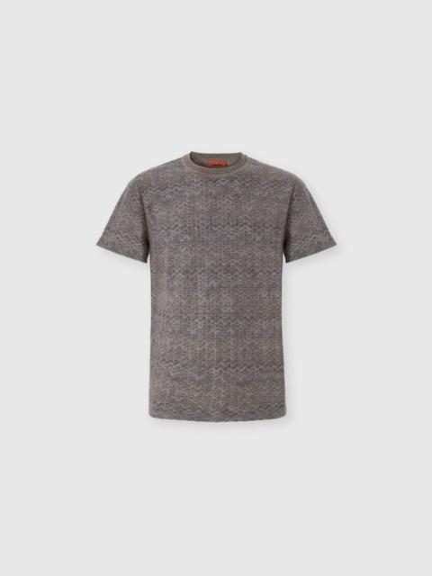 Missoni Cashmere and viscose knit crewneck T-shirt