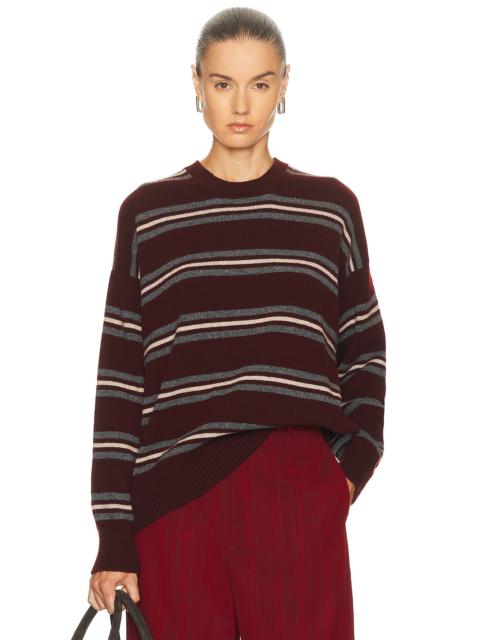 &DAUGHTER Innes Stripe Slouch Crewneck
