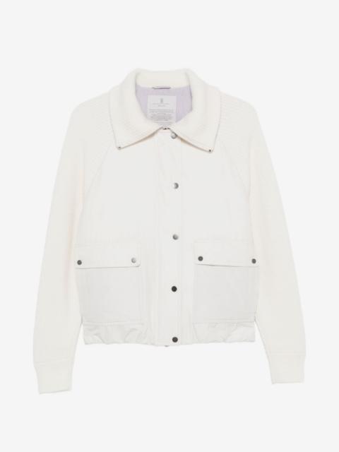 Brunello Cucinelli long-sleeve quilted jacket