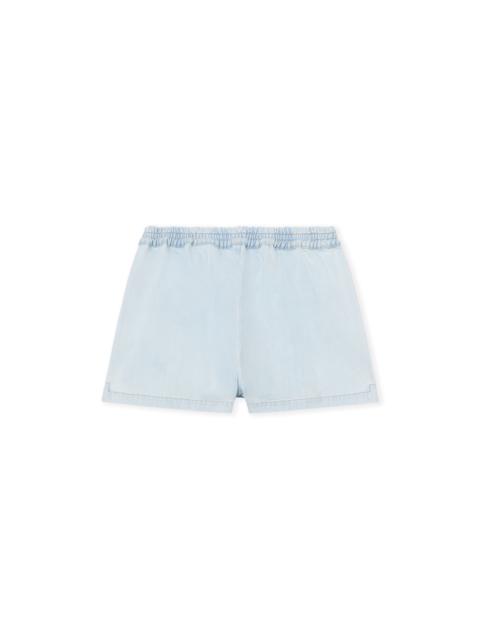 Denim Pajama Shorts
