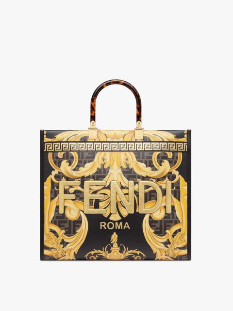 Fendace Printed FF leather  shopper