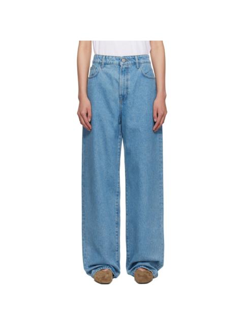 RÓHE Blue Signature Baggy Fit Jeans