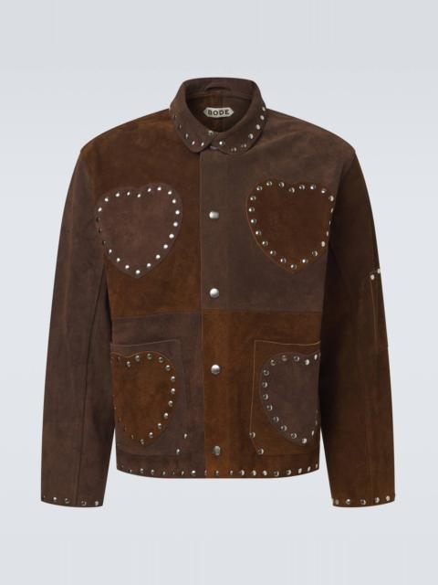 BODE Studded suede jacket