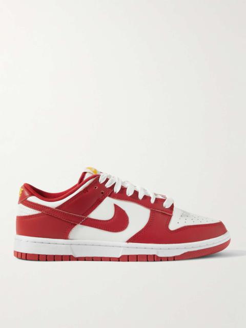 Dunk Low Retro Leather Sneakers