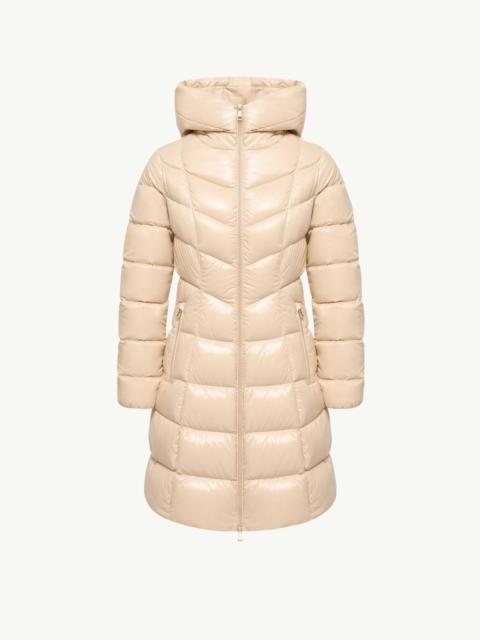Moncler Marusse Hooded Mid-Length Down Jacket