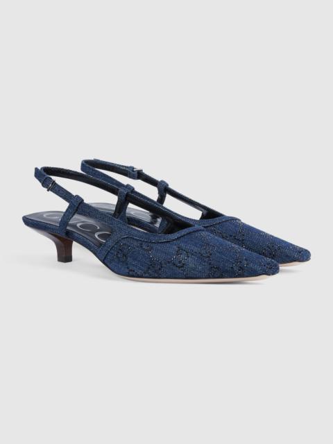 GUCCI Women's GG slingback pump