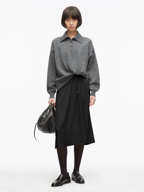 3.1 Phillip Lim Merino Tucked Polo Dress