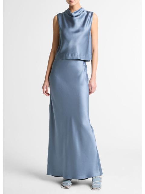 Vince Satin Maxi Slip Skirt