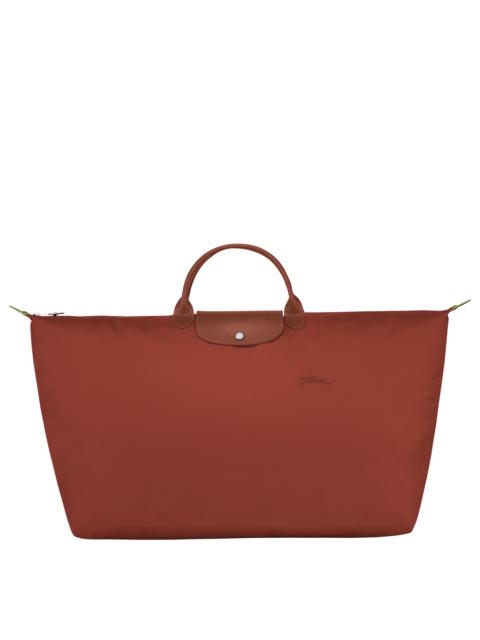 Le Pliage Green M Travel bag Chestnut - Recycled canvas