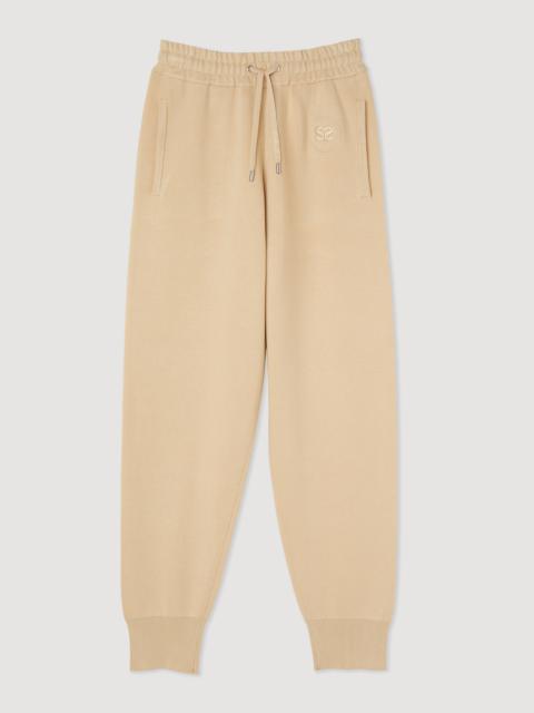 Sandro Knit jogging bottoms