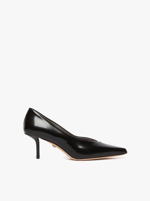 Max Mara MMPUMP Leather court shoes