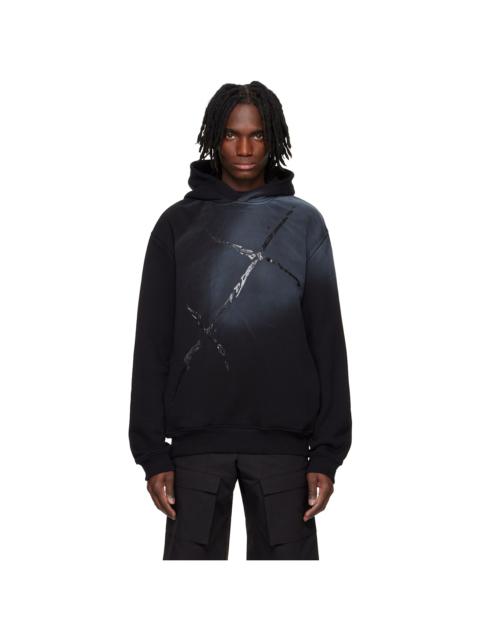 HELIOT EMIL™ 검정 Fluxus Hoodie