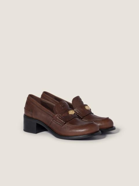 Miu Miu Nappa leather loafers